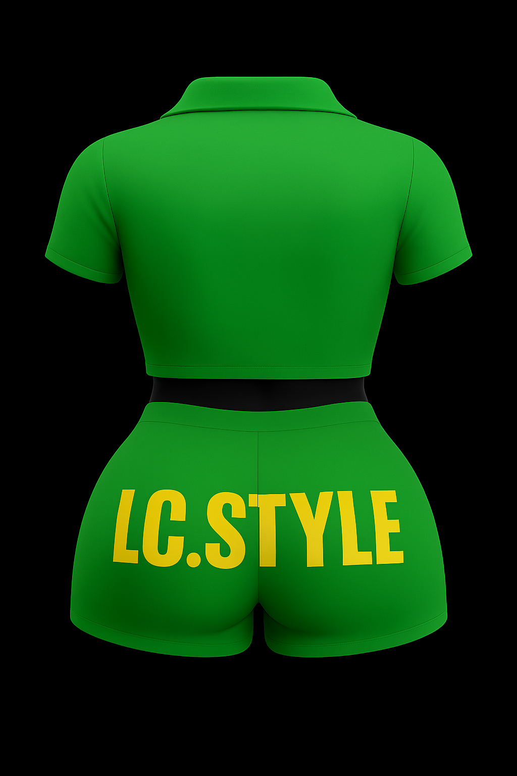 Green Female LC. Style Bold Fit - Back view